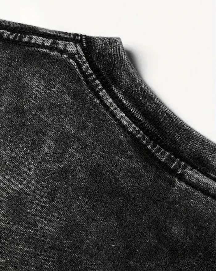 Printed Acid Wash T-Shirt