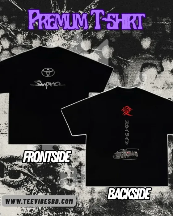 Regular Fit and Dropsholder Premium Printed T-Shirt