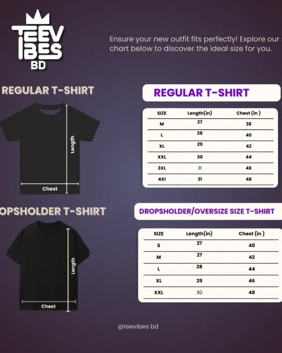 Regular Fit and Dropsholder Premium Printed T-Shirt-B