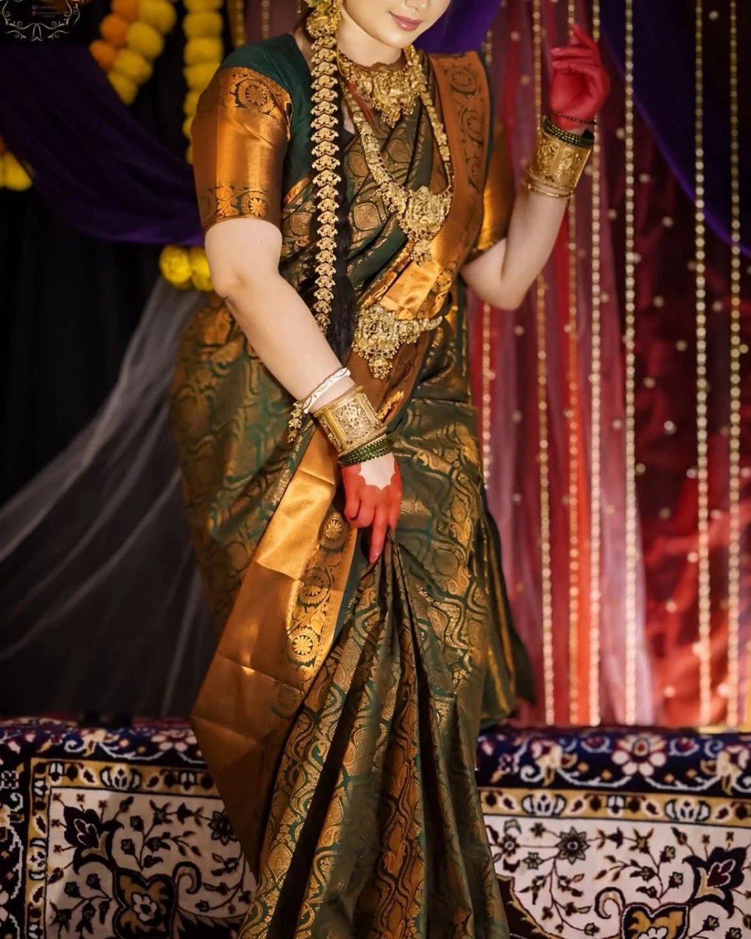 Elegant Kanchipuram Soft Silk Katan Saree