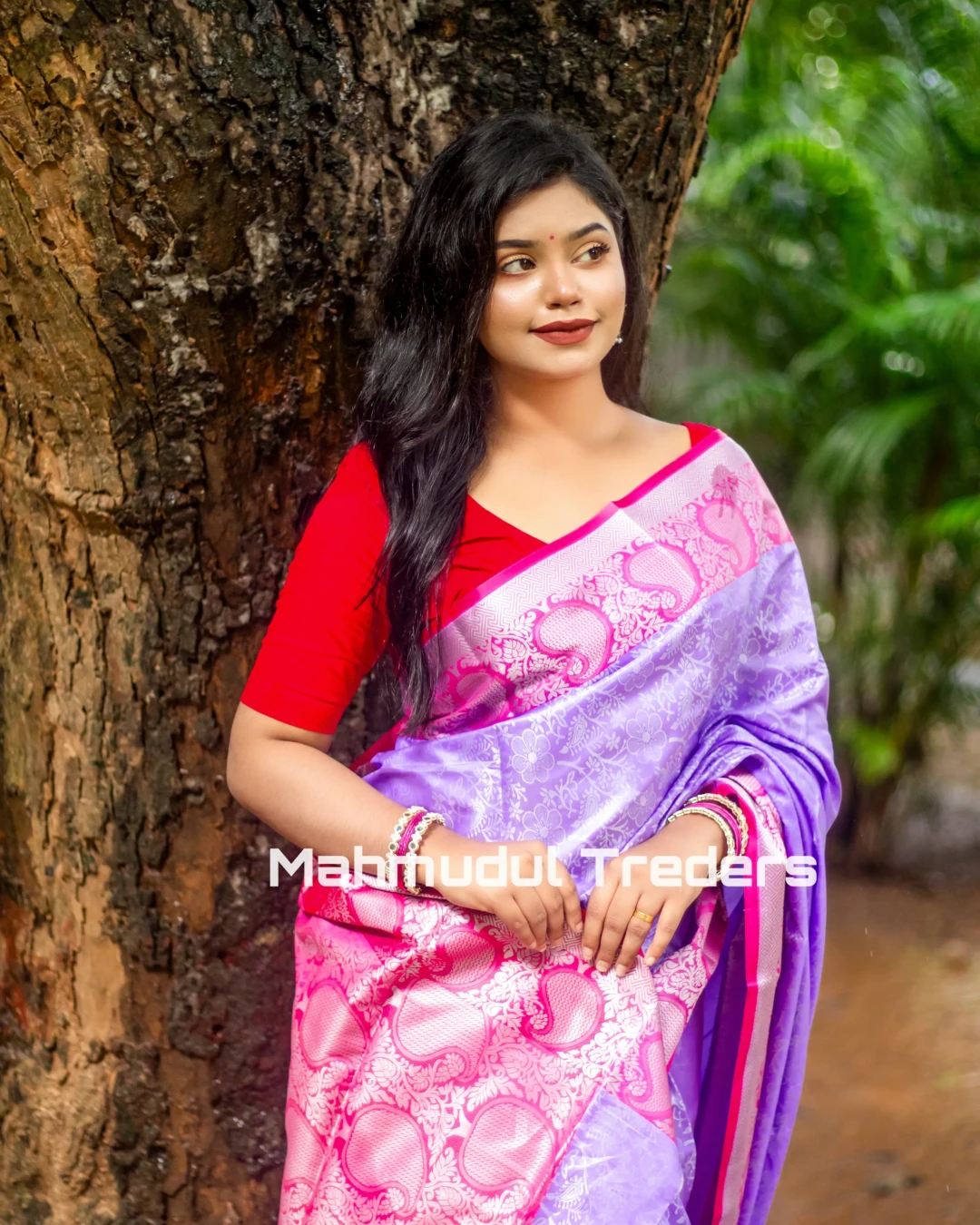 Kanji Silk Katan Saree - Heritage Threadwork Edition