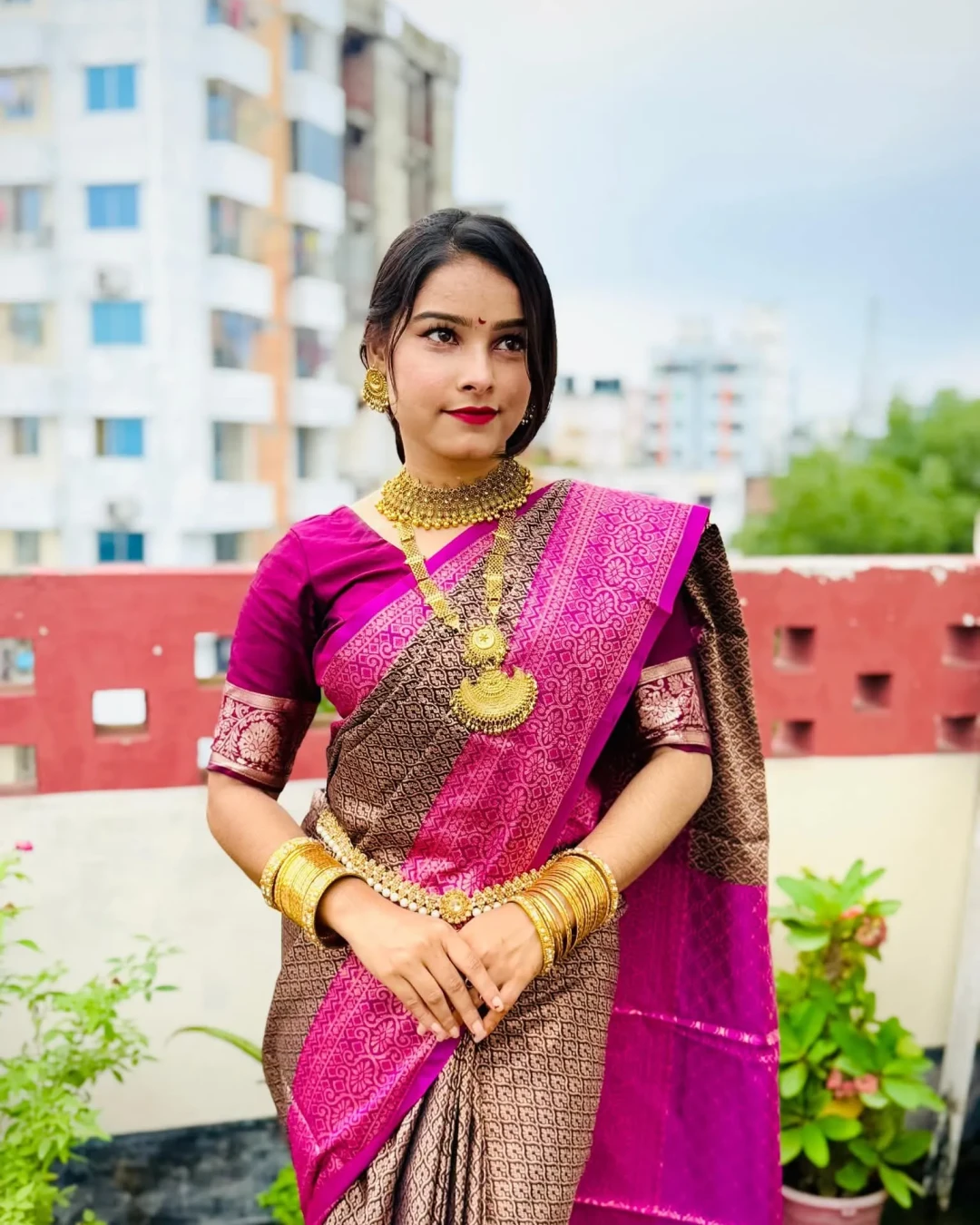 Elegant Kanji Soft Silk Katan Saree – Signature Collection