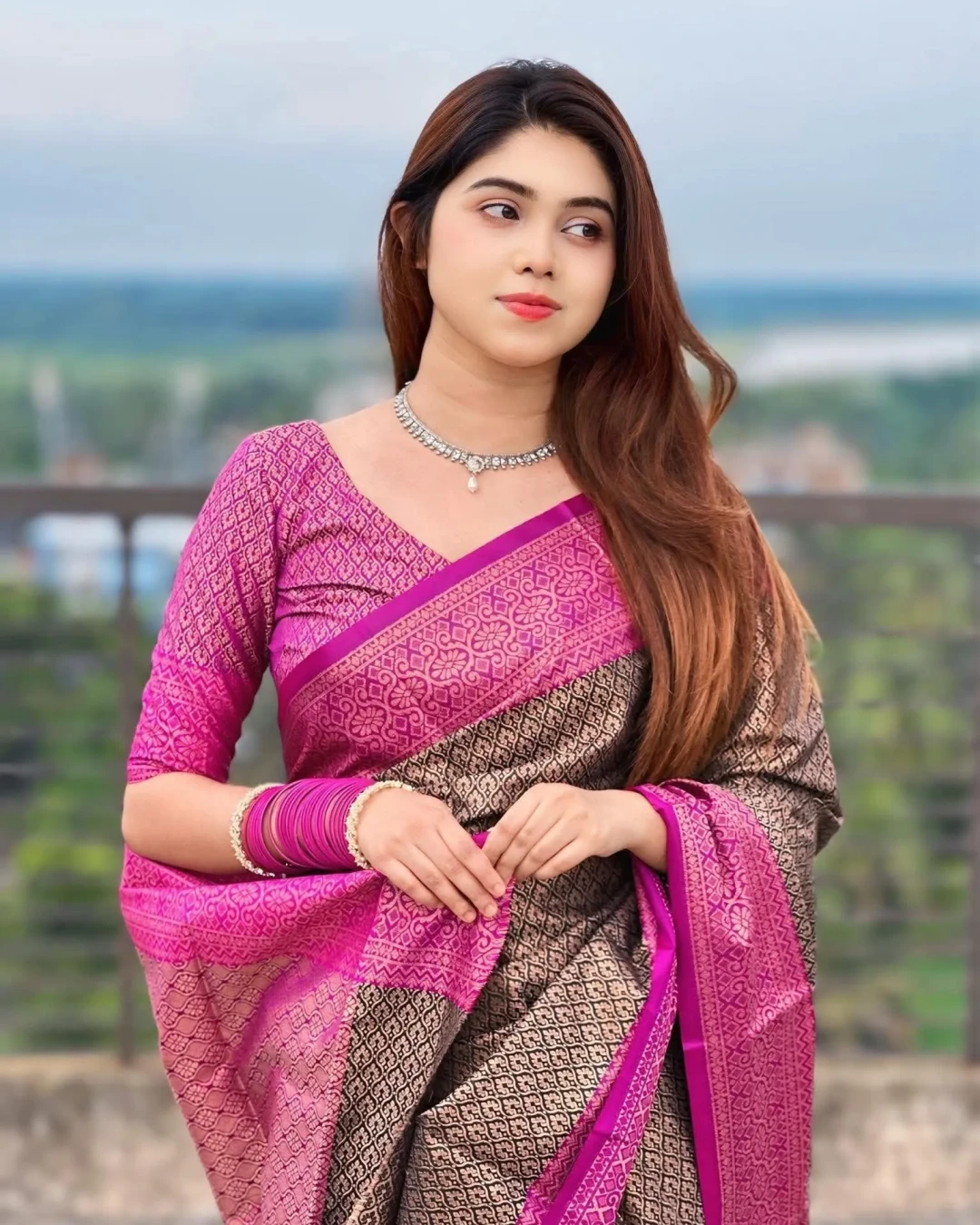 Elegant Kanji Soft Silk Katan Saree – Signature Collection