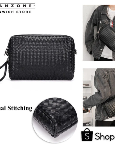 Garb Signature Korean Braided Leather 2-in-1 Executive Bag