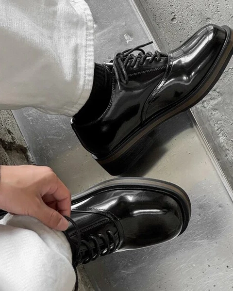 Premium Men’s British Style Leather Shoes – Elite Wedding & Party Collection