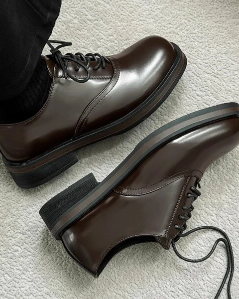 Premium Men’s British Style Leather Shoes – Elite Wedding & Party Collection