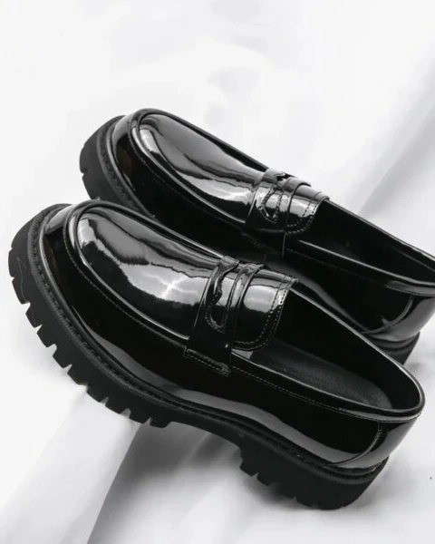 Premium Men’s Platform Formal Loafers – Thick-Soled Wedding & Business Edition