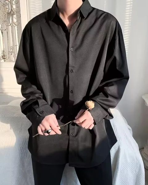 Premium Versatile Pure Color Casual Shirt