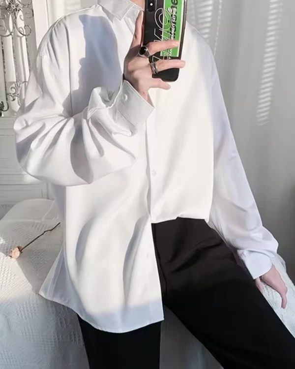 Premium Versatile Pure Color Casual Shirt