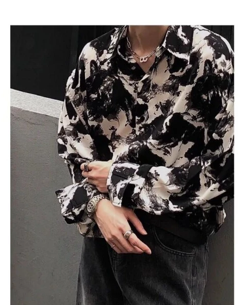 The Zen Series: Chinese Ink-Wash Artisanal Shirt