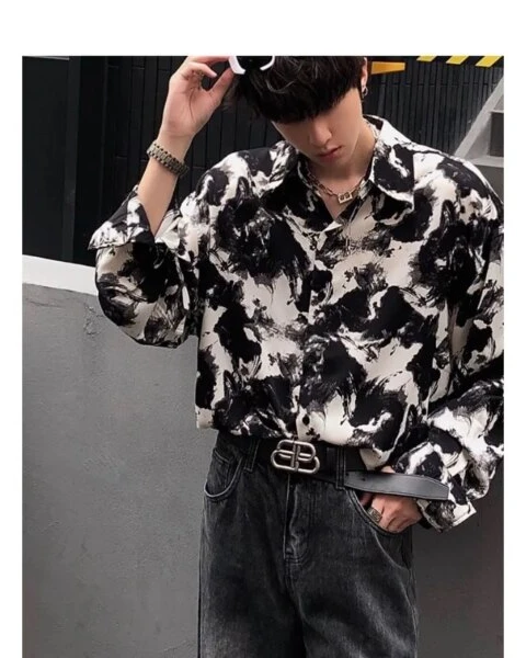 The Zen Series: Chinese Ink-Wash Artisanal Shirt