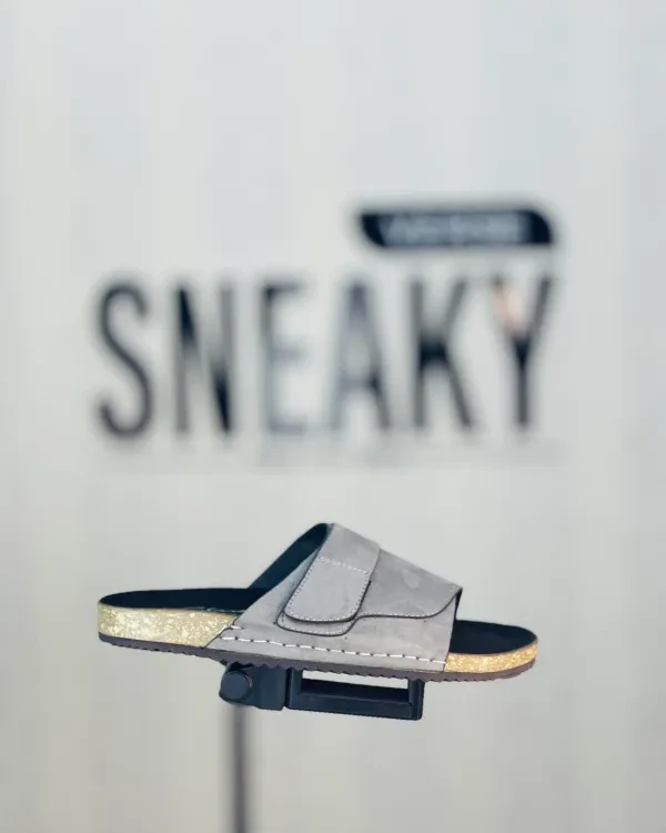 CloudSoft Velcro Slide – Silver