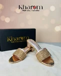 Golden Glitz Memory Mules