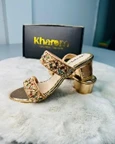 Kharom Aurum Zigzag Artisanal Heels