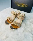 Kharom Aurum Zigzag Artisanal Heels