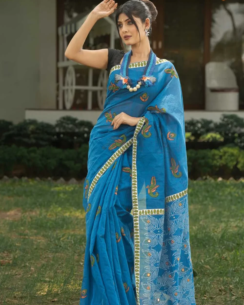 Peacock Saree
