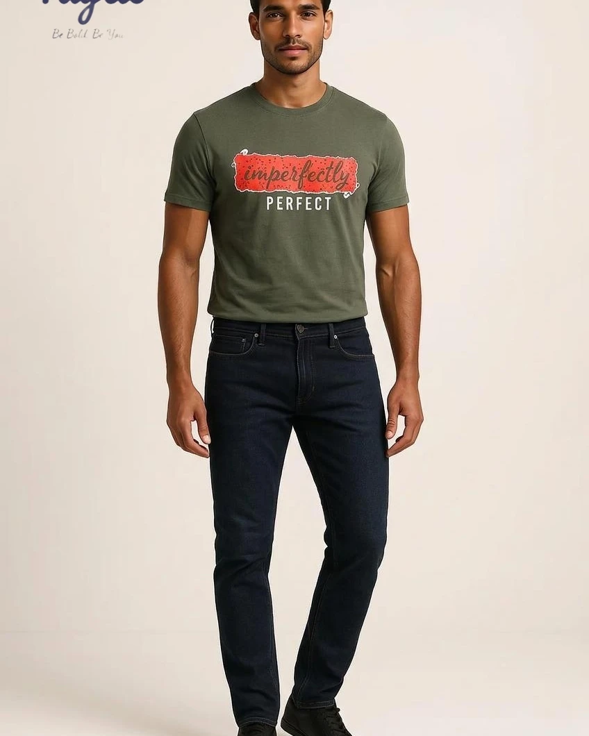 "Imperfectly Perfect" Olive Graphic Tee