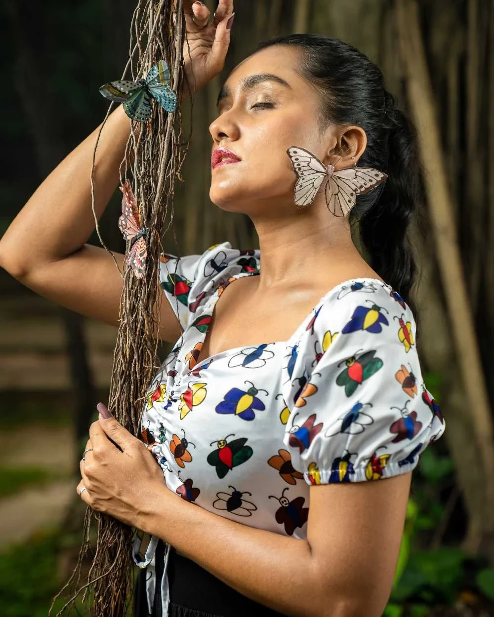 Butterfly Dreams Crop Top-2