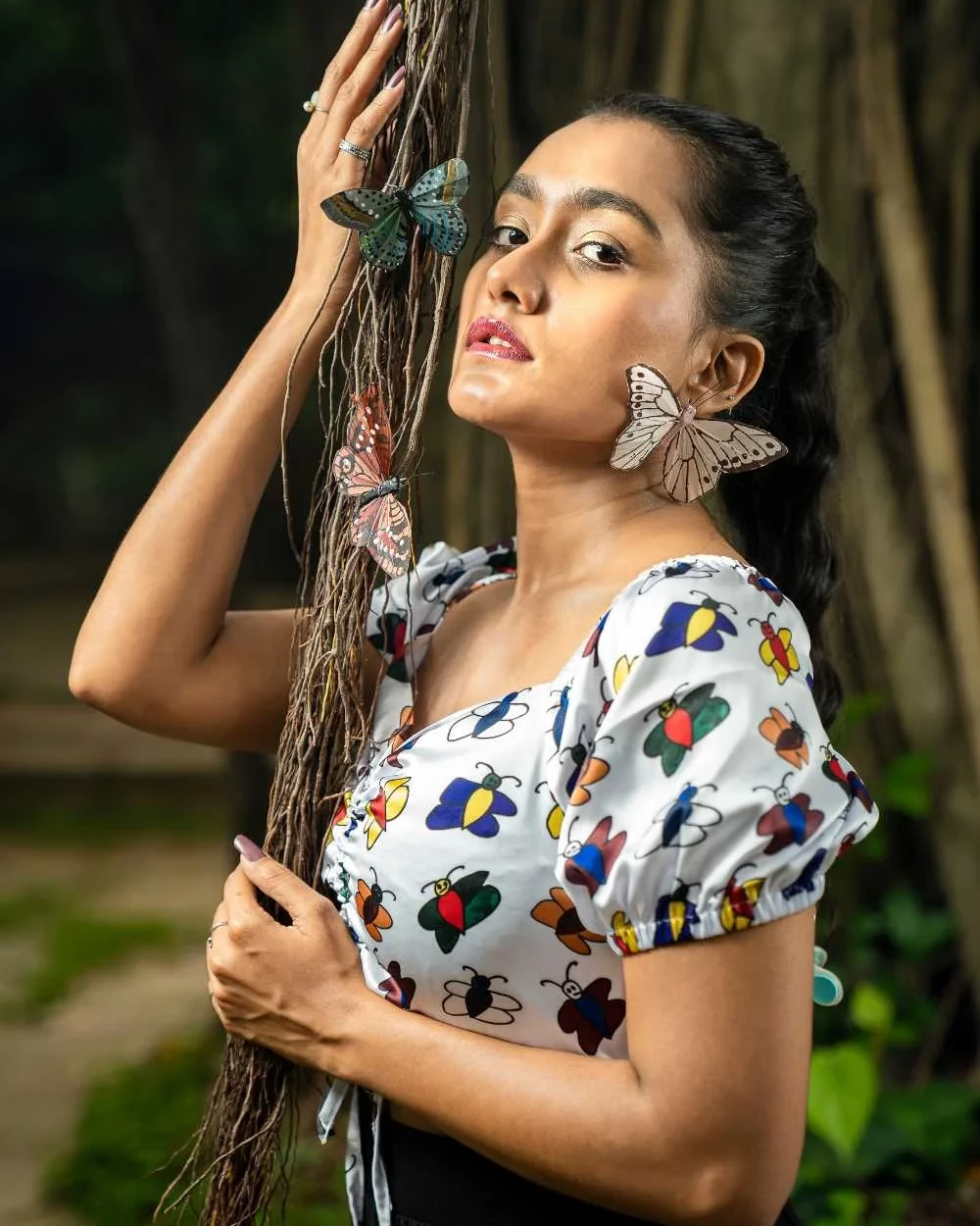 Butterfly Dreams Crop Top-2