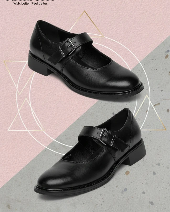 Heritage Buckle Mary Jane Derbies