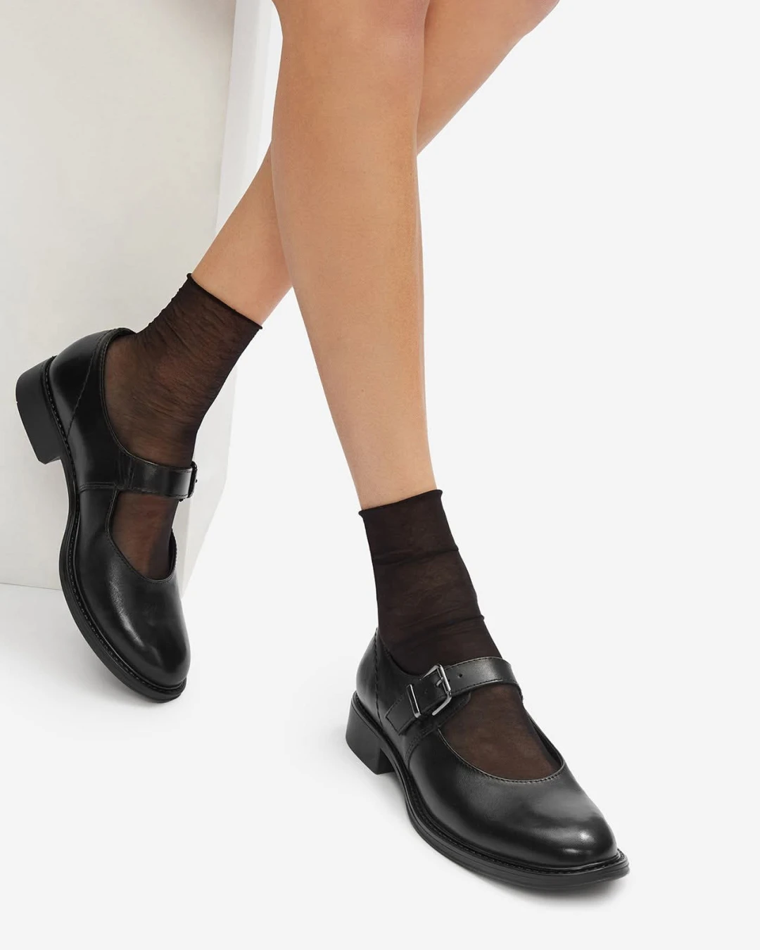 Heritage Buckle Mary Jane Derbies